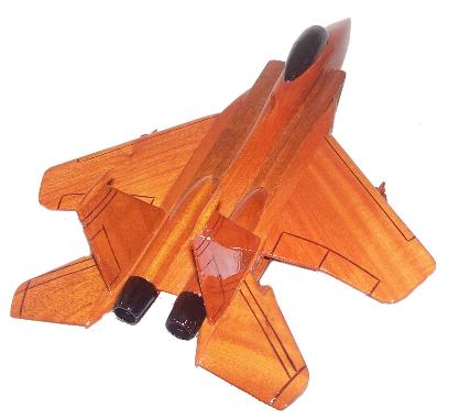 F-15 Eagle Wood Desktop Airplane Model, Wooden aircraft model