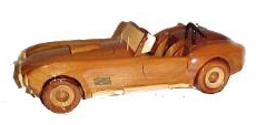 desktop model Wood model car