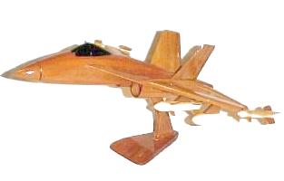 F-18 Hornet Mahogany Desktop aircraft model F18 wood airplane model Wooden desktop model airplanes