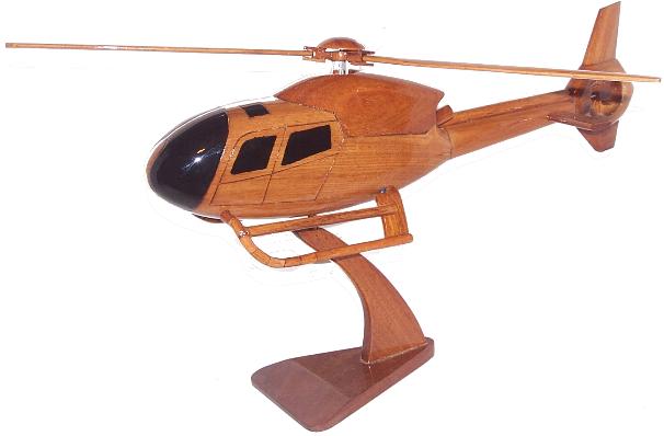 EC120 model EC 120 wood model Wooden helicopter model