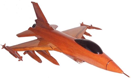 F-16 Falcon Wooden Desktop Aircraft Model, plane model  F-16 Wood model Planes airplanes
