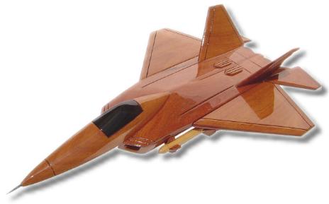 F-22 Rapier Raptor wooden Desktop Aircraft models, wood airplane model - model planes