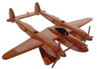 P-38 Lightening Jet wooden model airplane, aircraft models, plane model  model planes desktop model mahogany model airplanes