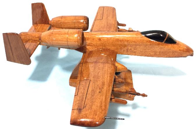 A-10 model, A-10 airplane model, A-10 wood model