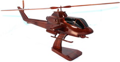 AH-1G Cobra model, ah1g  wood model , ah1g desk top model, Natural wood model