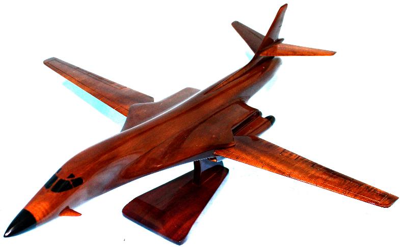 B-1 Lancer Airplane model wood