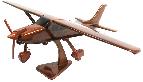 Cessna 182 model, wood airplane model