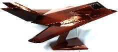 F-117 Stealth Fighter wood model airplane