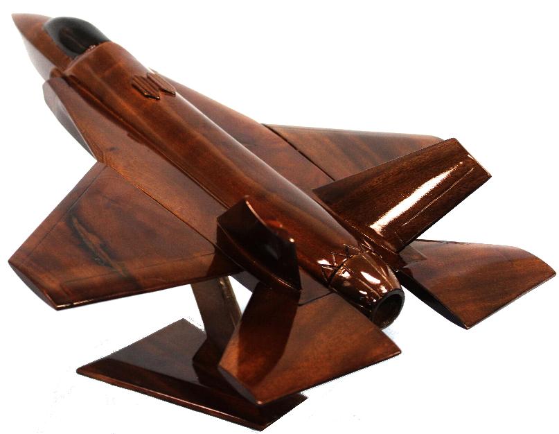Wooden F-35 Fighter Model