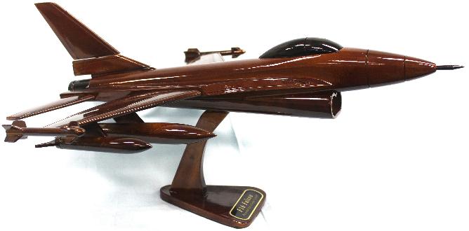 F-16 Model, Wood airplane model