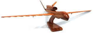 RQ4 Globalhawk Wooden airplane model