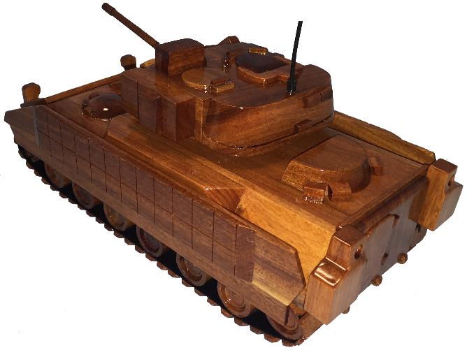 M2 Bradley APC Natural wood model