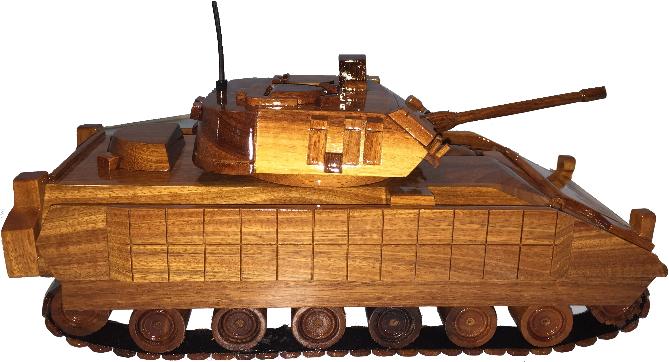M2 Bradley Model Natural Wood