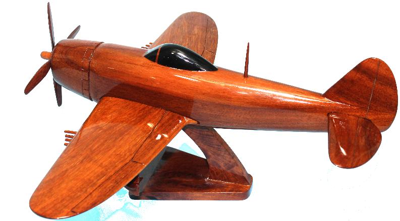 P47 Thunderbolt model, Wooden P47 model, Wood P47 desktop model, P47 airplane model