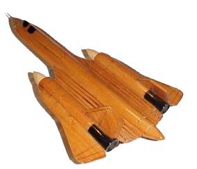 SR-71 Black Bird natural mahogany wood, wooden desktop model  airplane aircrafrt models