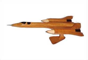 SR-71 Black Bird natural mahogany wood, wooden desktop model  airplane aircrafrt models