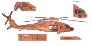 Pesonalized model UH-60 Blackhawk 