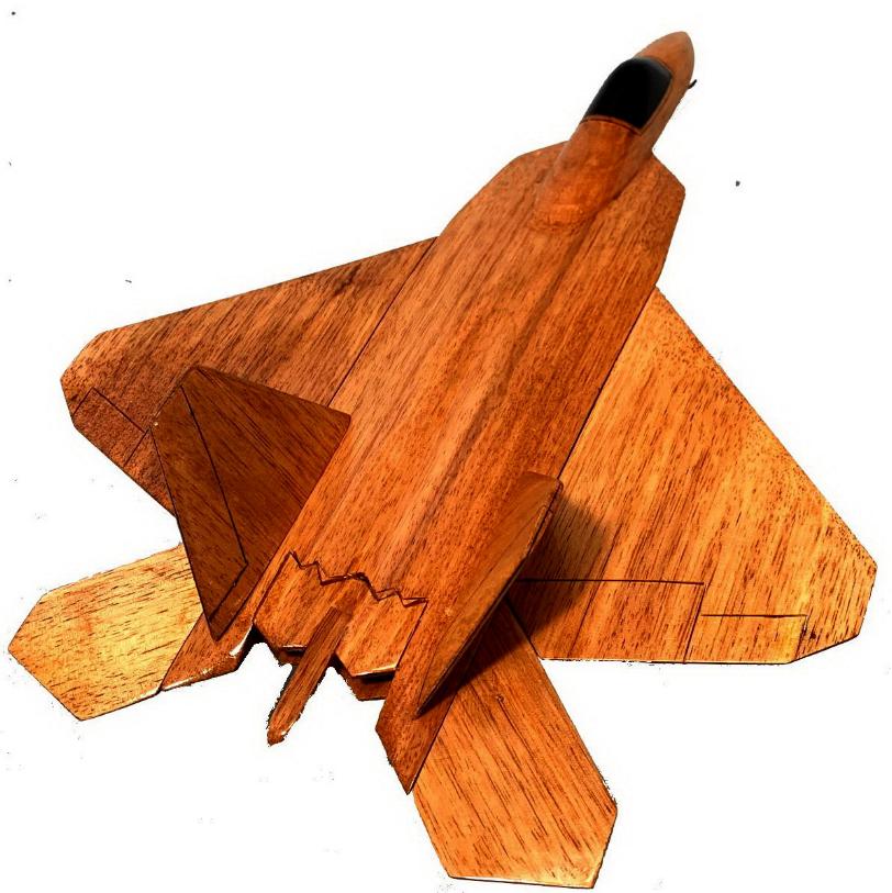 F22 Raptor model, f22 model, f22 wood model, f22 airplane model
