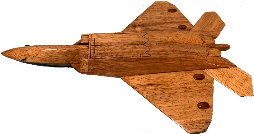 F22 Raptor model, f22 model, f22 wood model, f22 airplane model