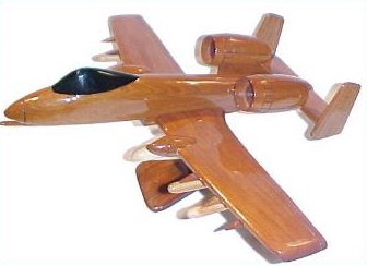 A-10 Thunderbolt Warthog wooden model airplane, aircraft models, plane model  model planes desktop model mahogany model airplanes